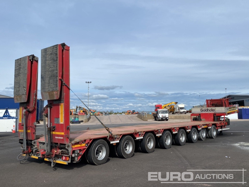 2014 Goldhofer 8 Axle Double Extending Stepframe Low Loader Trailer, Hydraulic Rear Steering, Hydraulic Ramps, Out Riggers, Extending To 24m, 2.75m Wide - Низкорамный полуприцеп: фото 5 2014 Goldhofer 8 Axle Double Extending Stepframe Low Loader Trailer, Hydraulic Rear Steering, Hydraulic Ramps, Out Riggers, Extending To 24m, 2.75m Wide - Низкорамный полуприцеп: фото 5