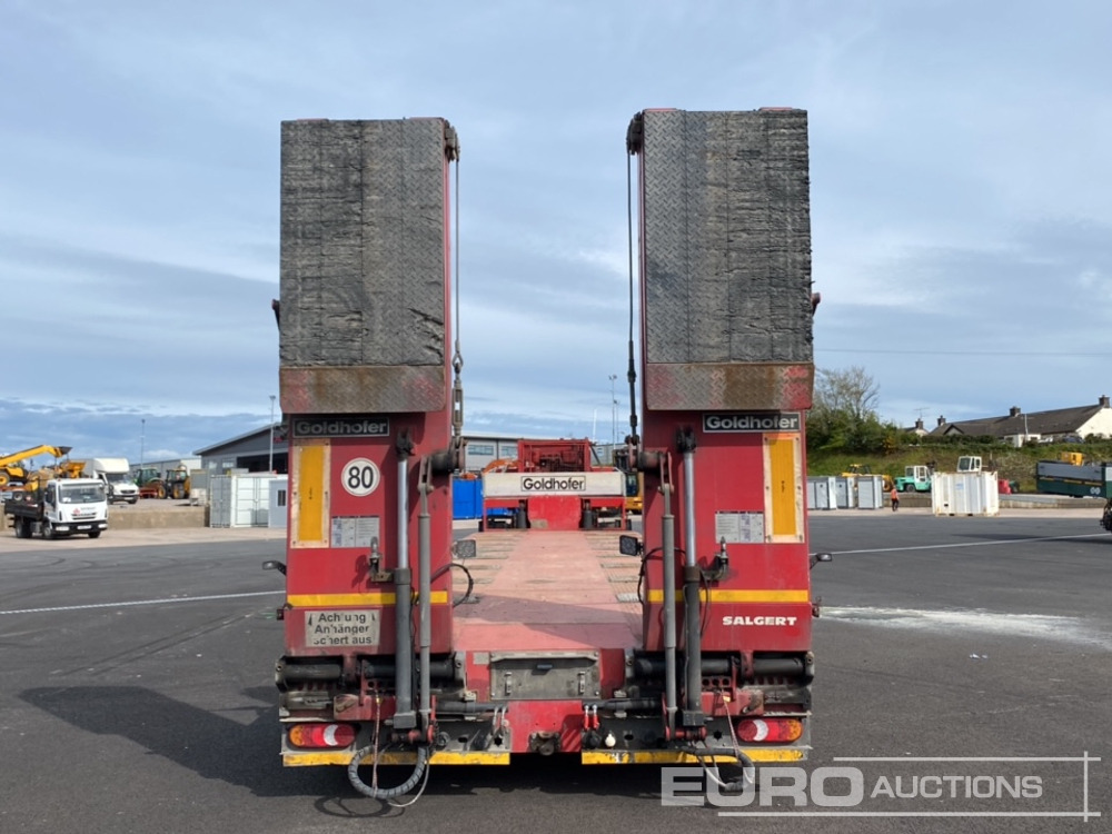 2014 Goldhofer 8 Axle Double Extending Stepframe Low Loader Trailer, Hydraulic Rear Steering, Hydraulic Ramps, Out Riggers, Extending To 24m, 2.75m Wide - Низкорамный полуприцеп: фото 4 2014 Goldhofer 8 Axle Double Extending Stepframe Low Loader Trailer, Hydraulic Rear Steering, Hydraulic Ramps, Out Riggers, Extending To 24m, 2.75m Wide - Низкорамный полуприцеп: фото 4