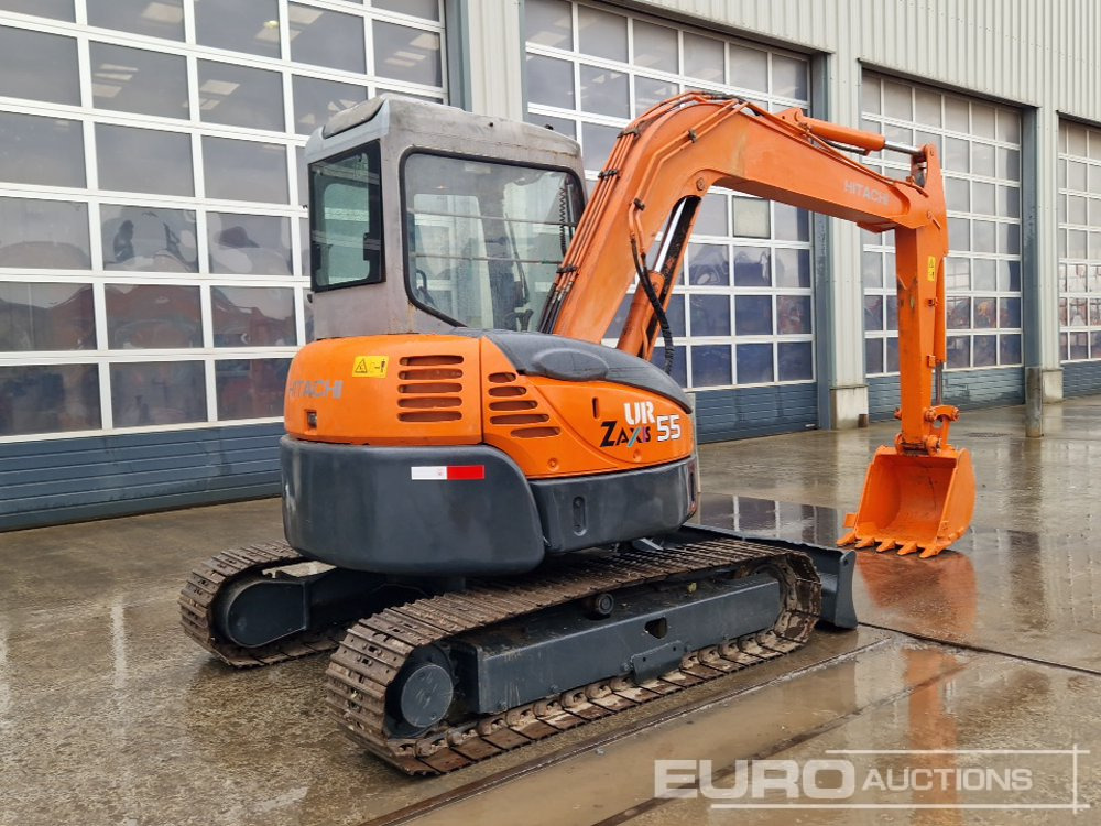 2014 Hitachi ZX55UR - Мини-экскаватор: фото 1 2014 Hitachi ZX55UR - Мини-экскаватор: фото 1