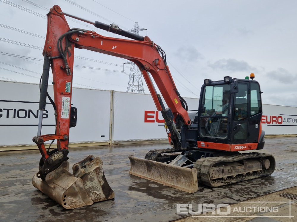 2014 Kubota KX080-4 - Мини-экскаватор: фото 1 2014 Kubota KX080-4 - Мини-экскаватор: фото 1