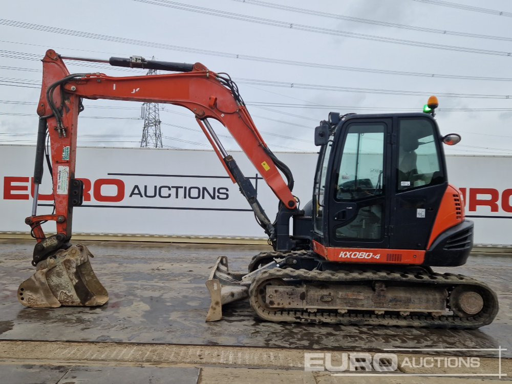 2014 Kubota KX080-4 - Мини-экскаватор: фото 2 2014 Kubota KX080-4 - Мини-экскаватор: фото 2