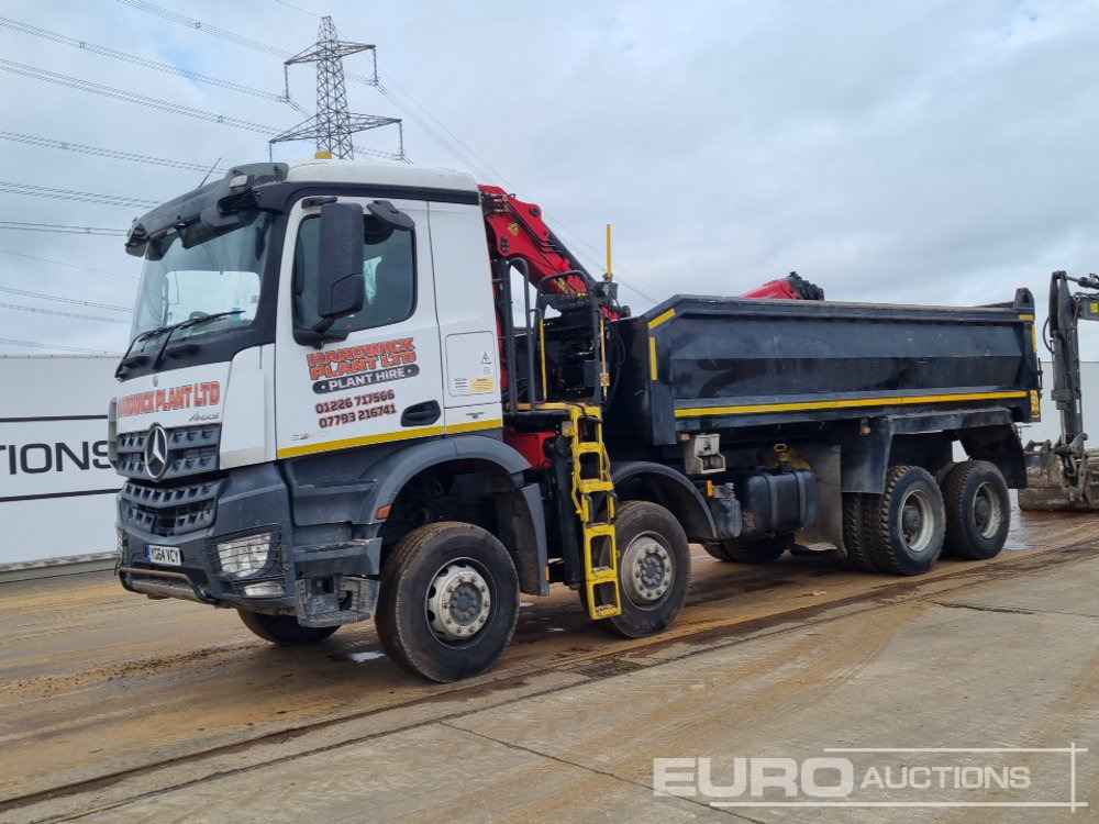 2014 Mercedes Arocs 3240 - Самосвал, Автоманипулятор: фото 1 2014 Mercedes Arocs 3240 - Самосвал, Автоманипулятор: фото 1
