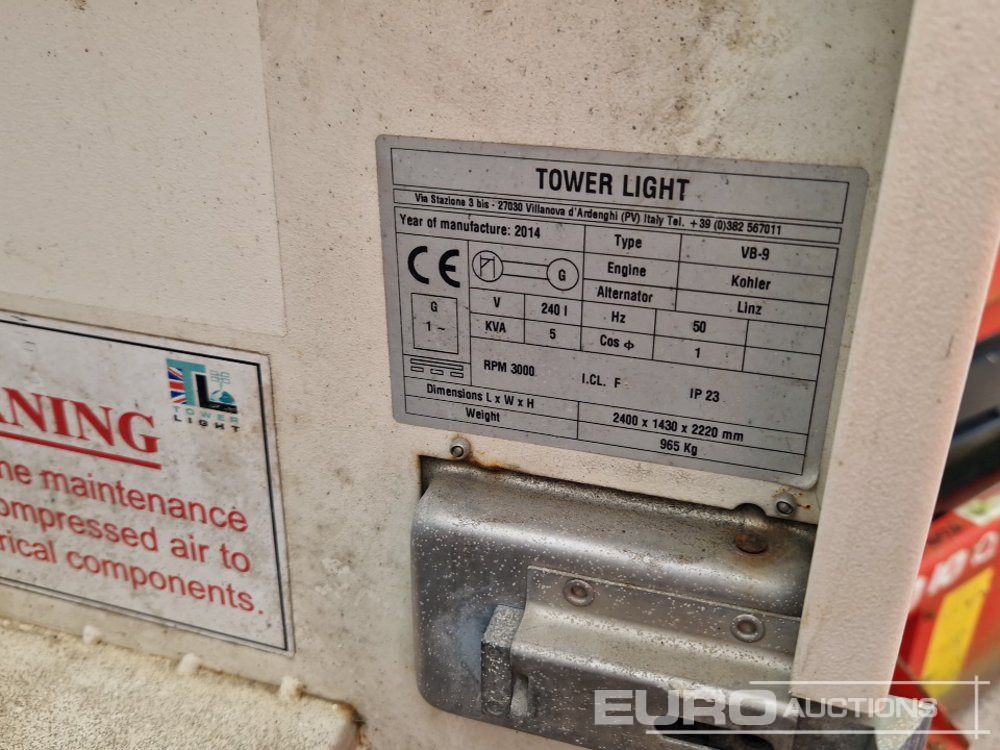 Осветительная мачта 2014 TOWER LIGHT VB-9: фото 37