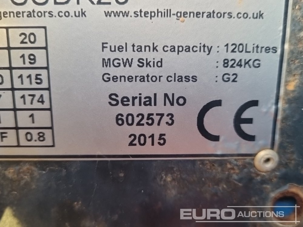 Электрогенератор 2015 Stephill SSDK25: фото 28