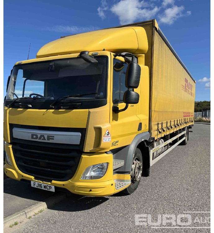 2016 DAF CF250 - Тентованный грузовик: фото 1 2016 DAF CF250 - Тентованный грузовик: фото 1