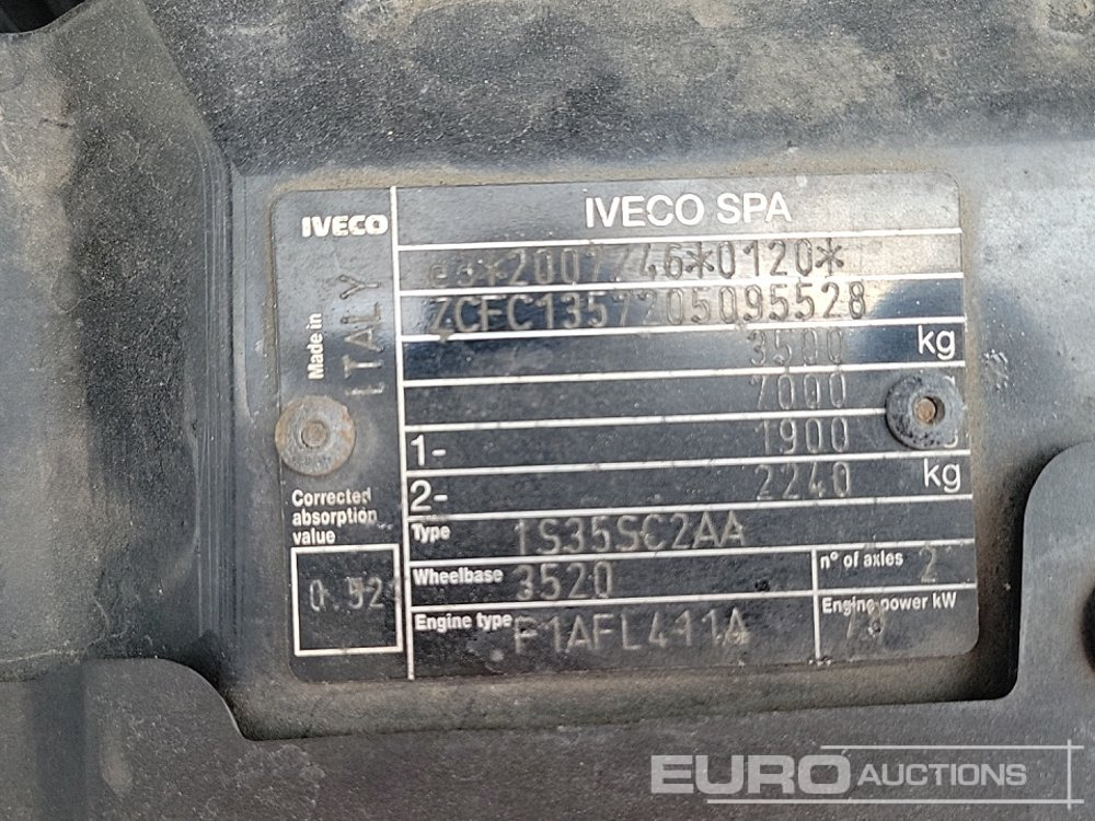 Грузопассажирский фургон 2016 Iveco Daily 35S11: фото 43