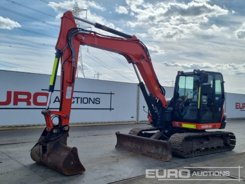 2016 Kubota KX080-4 - Мини-экскаватор: фото 1 2016 Kubota KX080-4 - Мини-экскаватор: фото 1