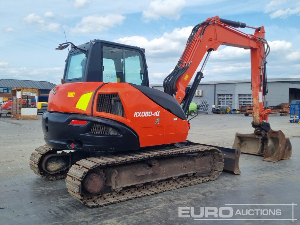 2016 Kubota KX080-4 - Мини-экскаватор: фото 5 2016 Kubota KX080-4 - Мини-экскаватор: фото 5