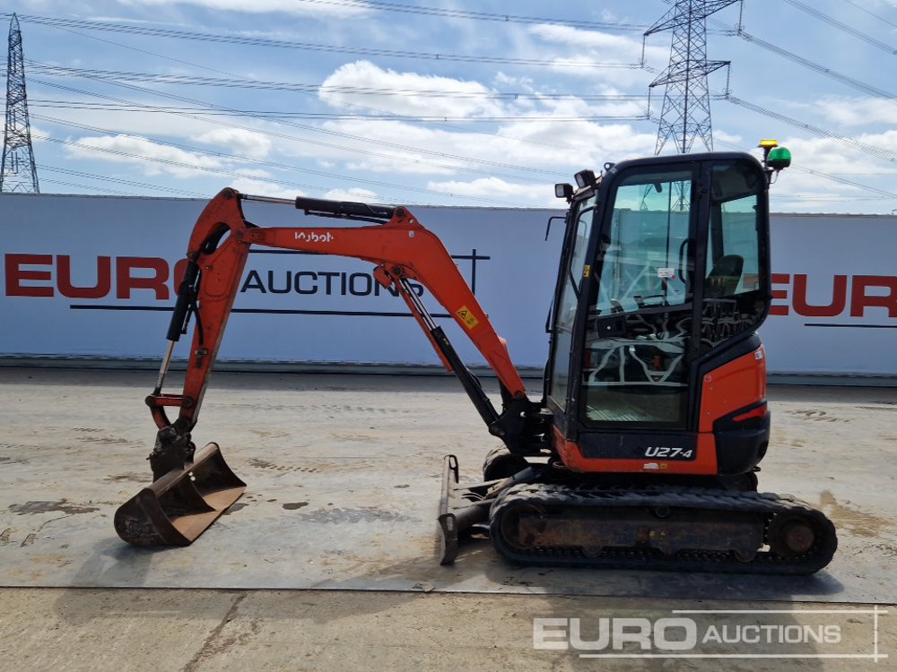 2016 Kubota U27-4 - Мини-экскаватор: фото 2 2016 Kubota U27-4 - Мини-экскаватор: фото 2