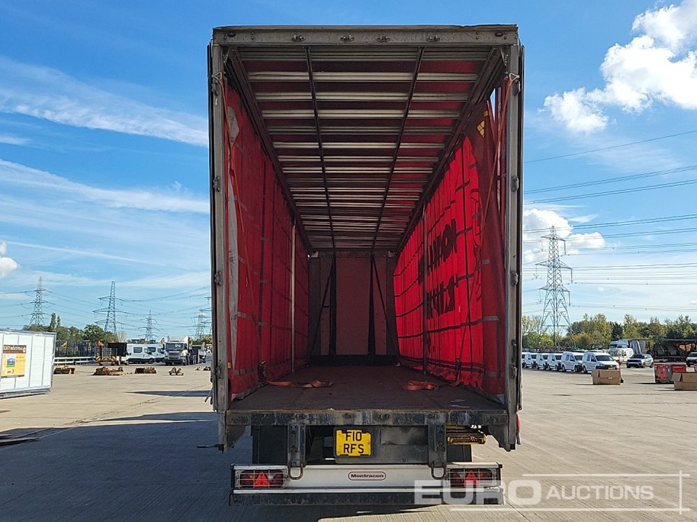 2016 Montracon Tri Axle Curtainsider Trailer - Тентованный полуприцеп: фото 4 2016 Montracon Tri Axle Curtainsider Trailer - Тентованный полуприцеп: фото 4