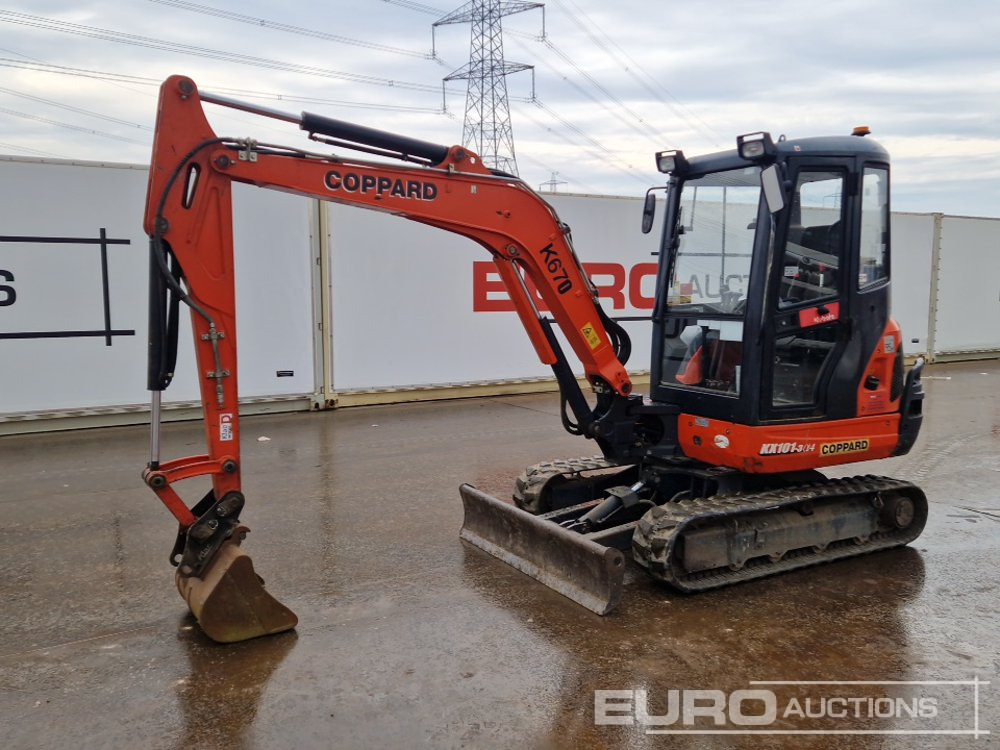 2017 Kubota KX101-3A4 - Мини-экскаватор: фото 1 2017 Kubota KX101-3A4 - Мини-экскаватор: фото 1
