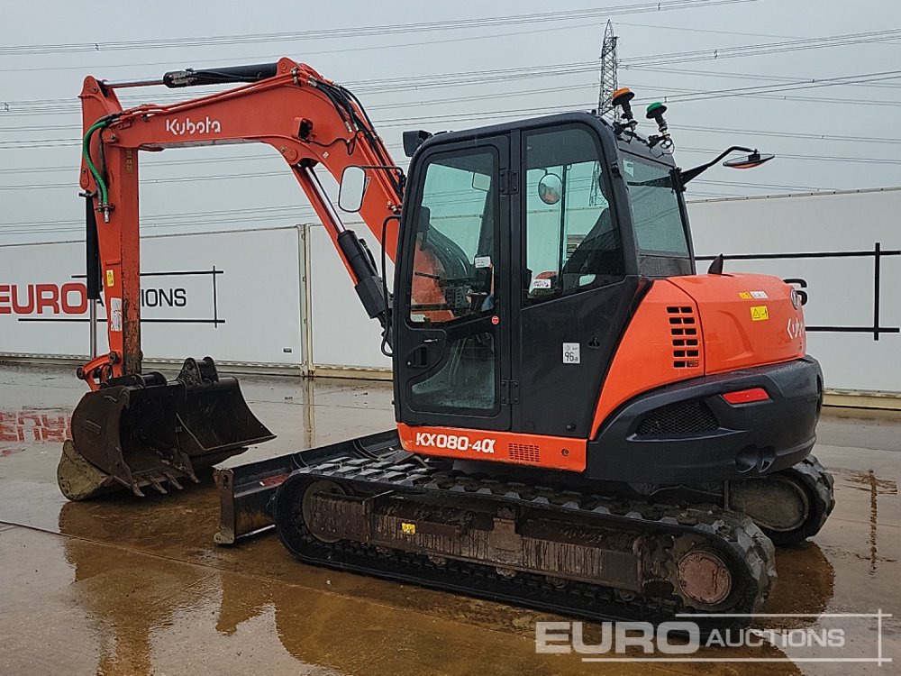 2018 Kubota KX080-4A - Мини-экскаватор: фото 3 2018 Kubota KX080-4A - Мини-экскаватор: фото 3