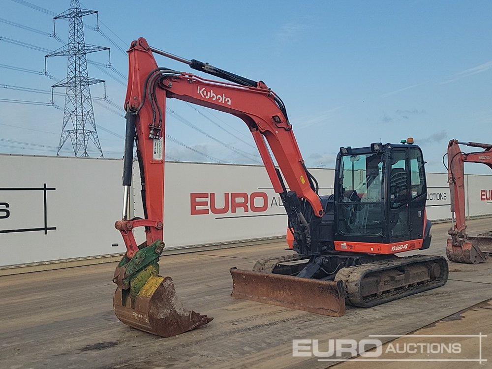 2018 Kubota KX080-4A - Мини-экскаватор: фото 1 2018 Kubota KX080-4A - Мини-экскаватор: фото 1