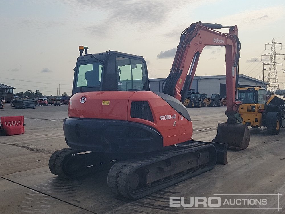 2018 Kubota KX080-4A - Мини-экскаватор: фото 5 2018 Kubota KX080-4A - Мини-экскаватор: фото 5
