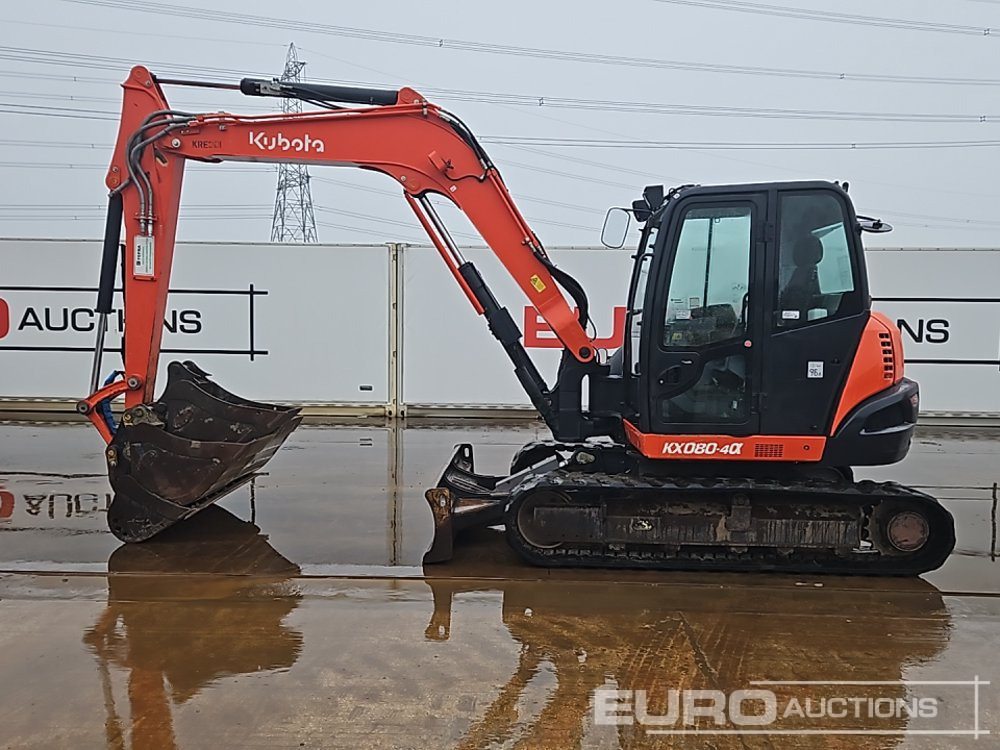 2018 Kubota KX080-4A - Мини-экскаватор: фото 2 2018 Kubota KX080-4A - Мини-экскаватор: фото 2