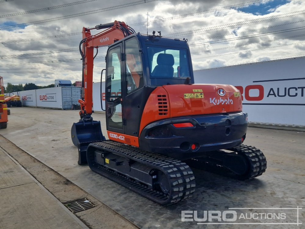 2018 Kubota KX080-4A - Мини-экскаватор: фото 3 2018 Kubota KX080-4A - Мини-экскаватор: фото 3