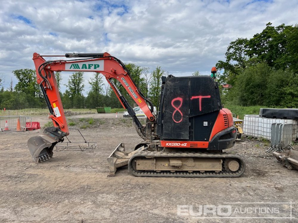 2018 Kubota KX080-4A - Мини-экскаватор: фото 2 2018 Kubota KX080-4A - Мини-экскаватор: фото 2