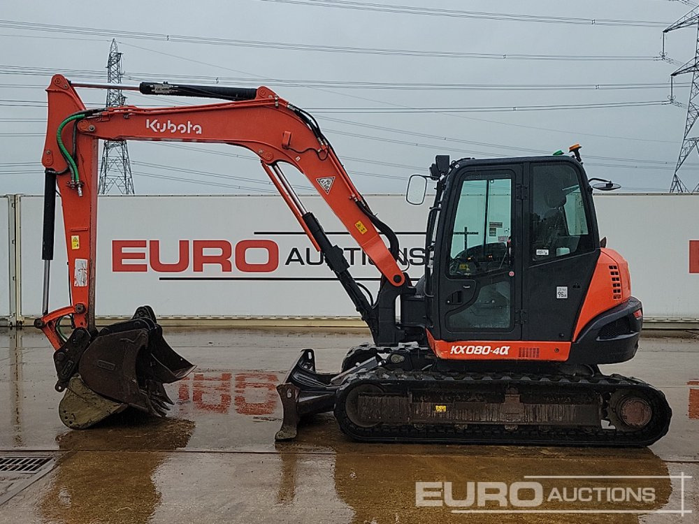 2018 Kubota KX080-4A - Мини-экскаватор: фото 2 2018 Kubota KX080-4A - Мини-экскаватор: фото 2