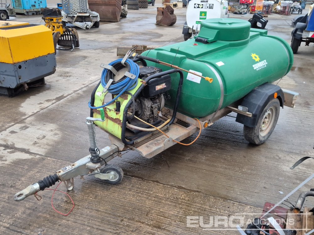 2018 Trailer Engineering Single Axle Plastic Water Bowser, Yanmar Pressure Washer - Мойка высокого давления: фото 1 2018 Trailer Engineering Single Axle Plastic Water Bowser, Yanmar Pressure Washer - Мойка высокого давления: фото 1