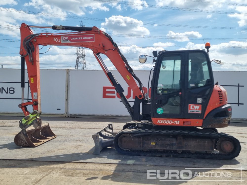 2019 Kubota KX080-4A - Мини-экскаватор: фото 2 2019 Kubota KX080-4A - Мини-экскаватор: фото 2