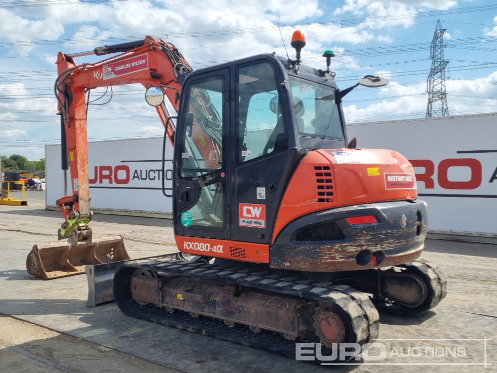 2019 Kubota KX080-4A - Мини-экскаватор: фото 3 2019 Kubota KX080-4A - Мини-экскаватор: фото 3