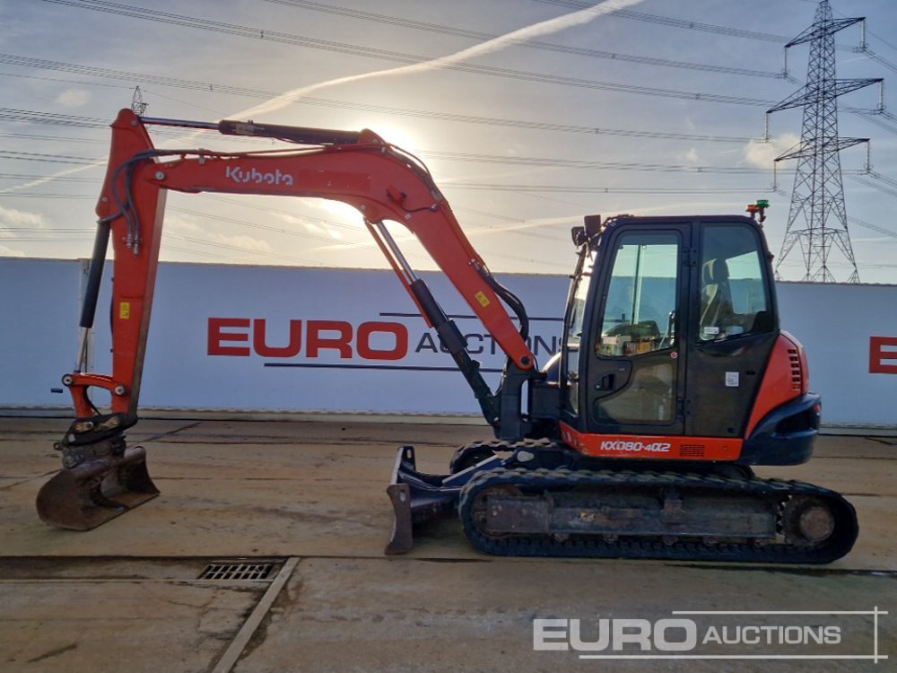 2019 Kubota KX080-4A2 - Мини-экскаватор: фото 2 2019 Kubota KX080-4A2 - Мини-экскаватор: фото 2