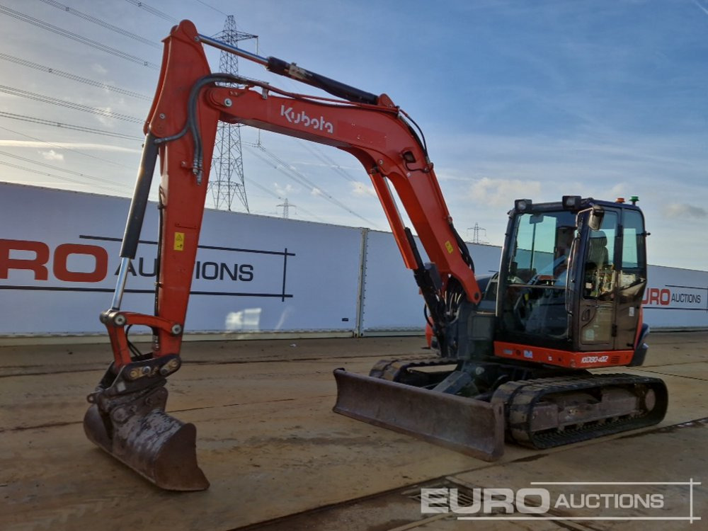 2019 Kubota KX080-4A2 - Мини-экскаватор: фото 1 2019 Kubota KX080-4A2 - Мини-экскаватор: фото 1