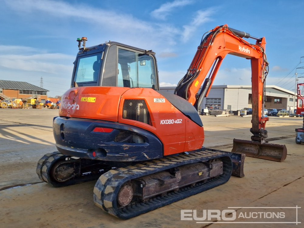 2019 Kubota KX080-4A2 - Мини-экскаватор: фото 5 2019 Kubota KX080-4A2 - Мини-экскаватор: фото 5