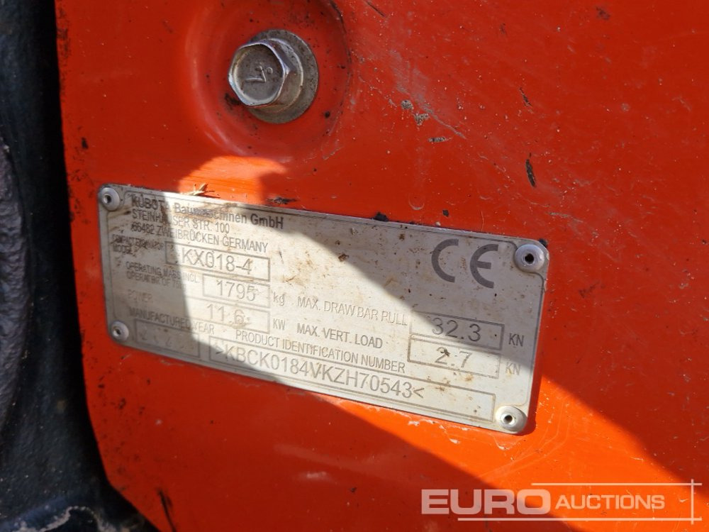 Мини-экскаватор 2020 Kubota KX018-4: фото 35 Мини-экскаватор 2020 Kubota KX018-4: фото 35