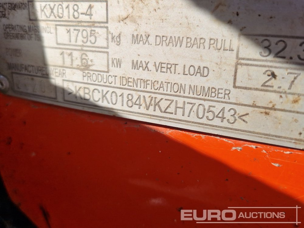 Мини-экскаватор 2020 Kubota KX018-4: фото 36 Мини-экскаватор 2020 Kubota KX018-4: фото 36