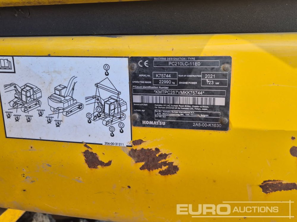 2021 Komatsu PC210LC-11E0 - Гусеничный экскаватор: фото 2 2021 Komatsu PC210LC-11E0 - Гусеничный экскаватор: фото 2