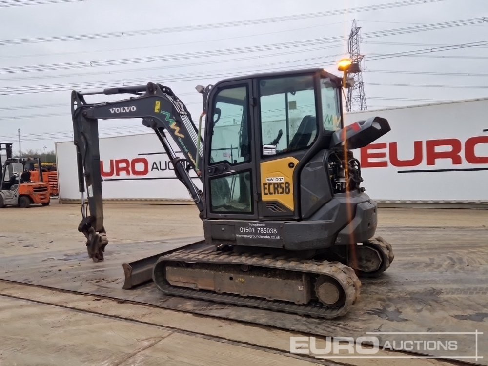 2021 Volvo ECR58F - Мини-экскаватор: фото 3 2021 Volvo ECR58F - Мини-экскаватор: фото 3