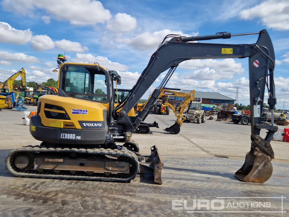 Мини-экскаватор 2021 Volvo ECR88D: фото 6