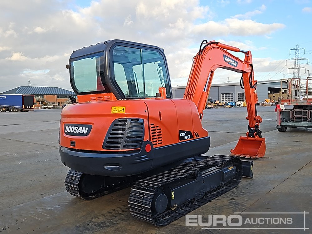 2022 Doosan DX60 - Мини-экскаватор: фото 5 2022 Doosan DX60 - Мини-экскаватор: фото 5