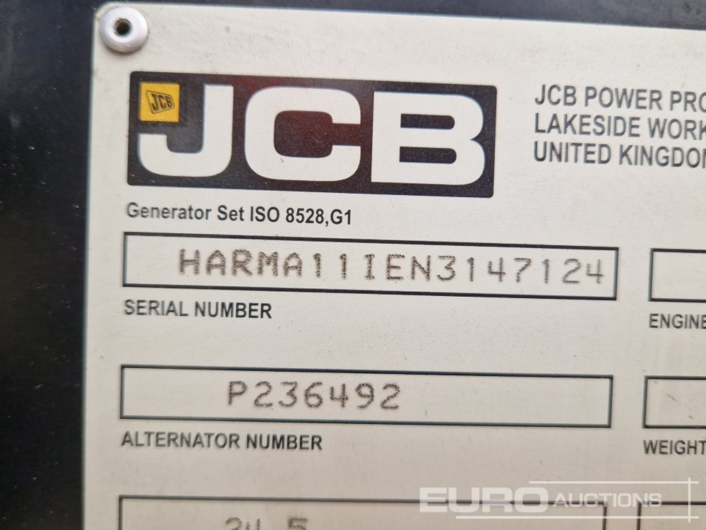 Электрогенератор 2022 JCB G27QS: фото 29