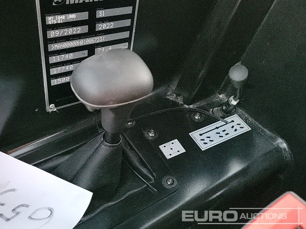 Телескопический погрузчик 2022 Manitou MT1840: фото 31