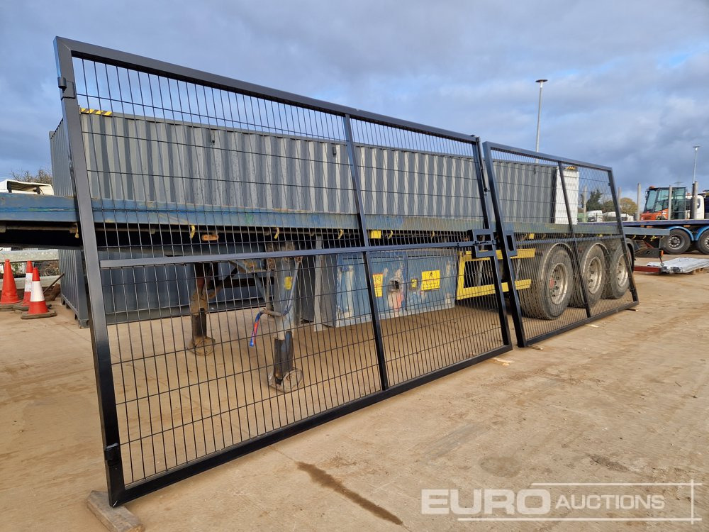 4m x 2.3m Heavy Duty Galvanized Powder Coated Gate (2 of), 100mm x 100mm Post (2 of), Assembly Kit (Black) - Строительное оборудование: фото 3 4m x 2.3m Heavy Duty Galvanized Powder Coated Gate (2 of), 100mm x 100mm Post (2 of), Assembly Kit (Black) - Строительное оборудование: фото 3