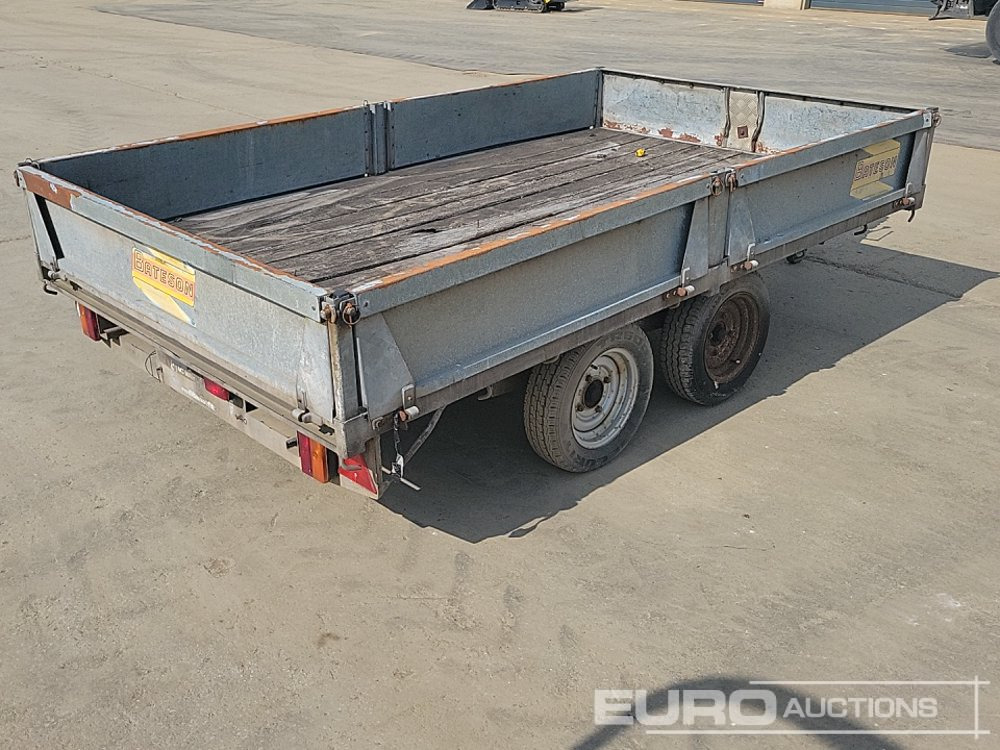 Bateson Trailers 2 Ton Twin Axle Dropside Plant Trailer - Прицеп для спецтехники: фото 5 Bateson Trailers 2 Ton Twin Axle Dropside Plant Trailer - Прицеп для спецтехники: фото 5