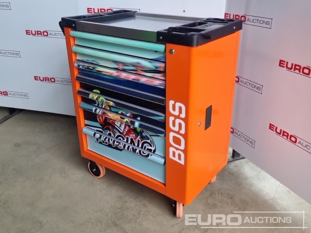 Boss Wheeled Tool Cart with 258pc Tools (Orange) - Оборудование для гаражей/ Мастерских: фото 1 Boss Wheeled Tool Cart with 258pc Tools (Orange) - Оборудование для гаражей/ Мастерских: фото 1