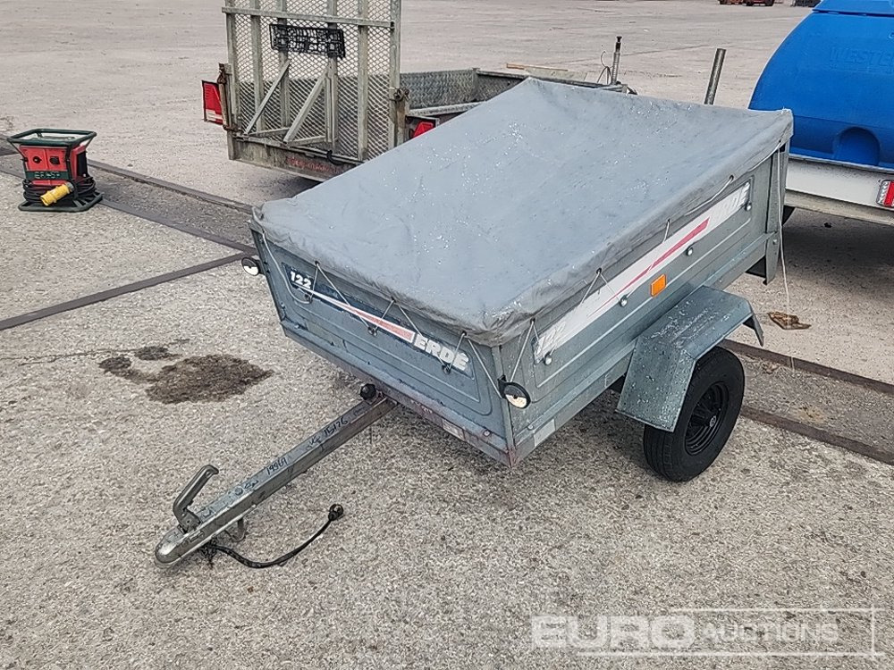 Erde 122 400Kg 4' x 3' Single Axle Tipping Trailer - Прицеп для спецтехники: фото 1 Erde 122 400Kg 4' x 3' Single Axle Tipping Trailer - Прицеп для спецтехники: фото 1