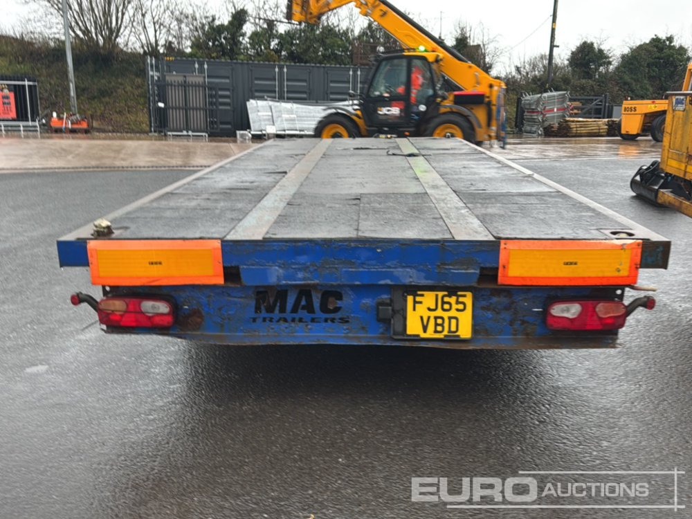 MAC Twin Axle Drawbar Drag Trailer, Twist Locks - Прицеп бортовой/ Платформа: фото 4 MAC Twin Axle Drawbar Drag Trailer, Twist Locks - Прицеп бортовой/ Платформа: фото 4