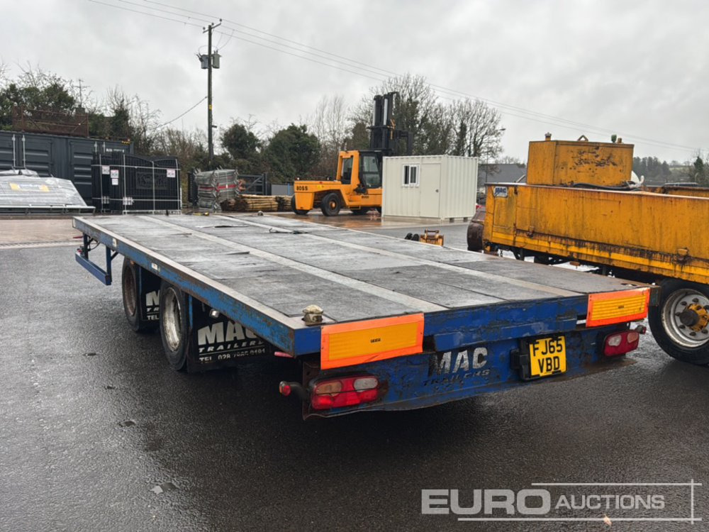 MAC Twin Axle Drawbar Drag Trailer, Twist Locks - Прицеп бортовой/ Платформа: фото 3 MAC Twin Axle Drawbar Drag Trailer, Twist Locks - Прицеп бортовой/ Платформа: фото 3