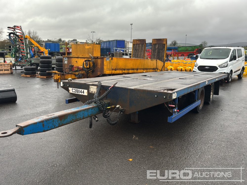 MAC Twin Axle Drawbar Drag Trailer, Twist Locks - Прицеп бортовой/ Платформа: фото 1 MAC Twin Axle Drawbar Drag Trailer, Twist Locks - Прицеп бортовой/ Платформа: фото 1