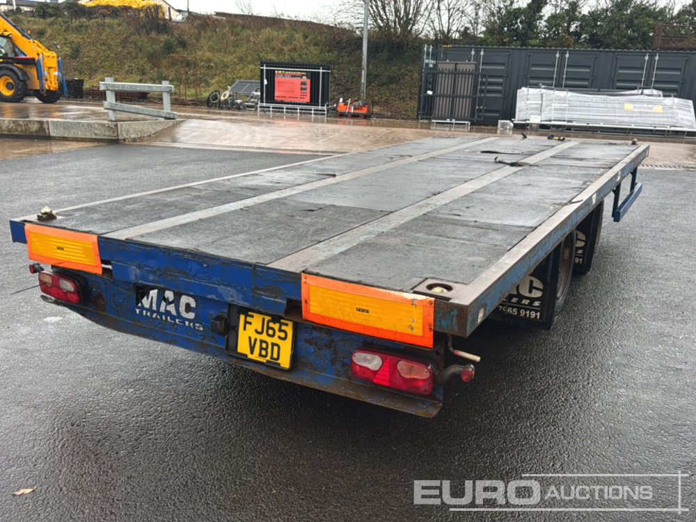 MAC Twin Axle Drawbar Drag Trailer, Twist Locks - Прицеп бортовой/ Платформа: фото 5 MAC Twin Axle Drawbar Drag Trailer, Twist Locks - Прицеп бортовой/ Платформа: фото 5