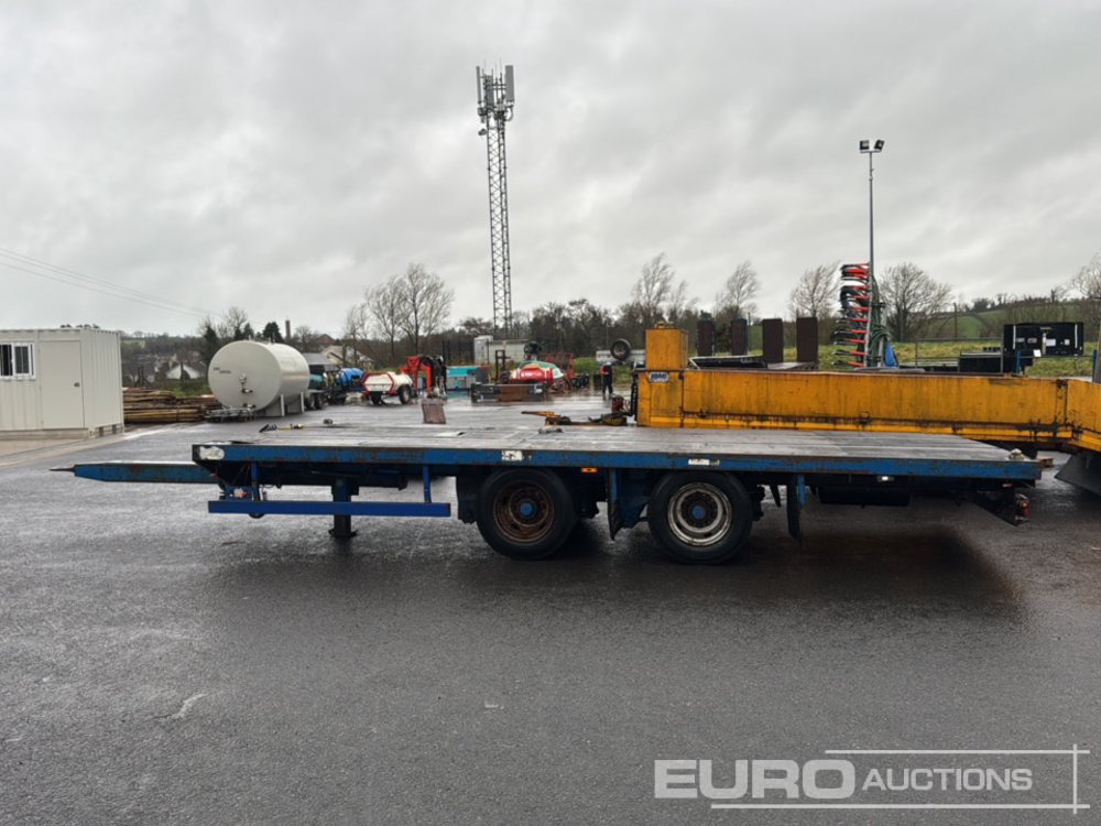MAC Twin Axle Drawbar Drag Trailer, Twist Locks - Прицеп бортовой/ Платформа: фото 2 MAC Twin Axle Drawbar Drag Trailer, Twist Locks - Прицеп бортовой/ Платформа: фото 2