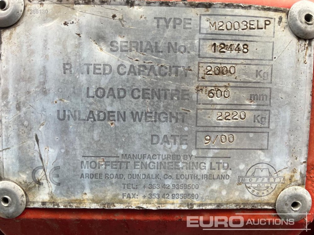 Moffett Mounty M2003 - Вилочный погрузчик: фото 5 Moffett Mounty M2003 - Вилочный погрузчик: фото 5