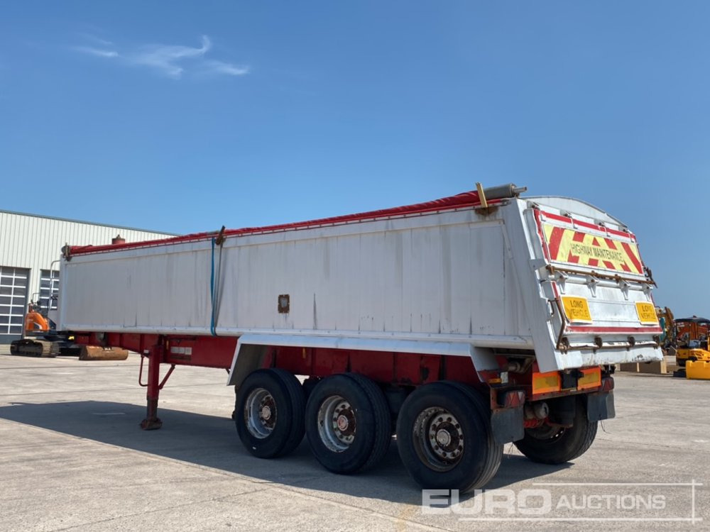 Montracon Tri Axle Aluminum Insulated Aggregate Tipping Trailer, Split Tail Door. ROR Drums, Lift Axle, Roll Over Cover - Самосвальный полуприцеп: фото 3 Montracon Tri Axle Aluminum Insulated Aggregate Tipping Trailer, Split Tail Door. ROR Drums, Lift Axle, Roll Over Cover - Самосвальный полуприцеп: фото 3