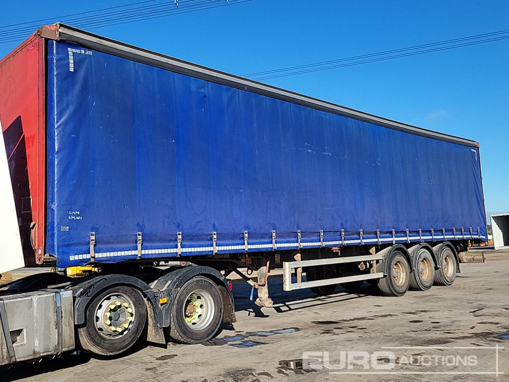 Montracon Tri Axle Curtainsider Trailer - Тентованный полуприцеп: фото 1 Montracon Tri Axle Curtainsider Trailer - Тентованный полуприцеп: фото 1