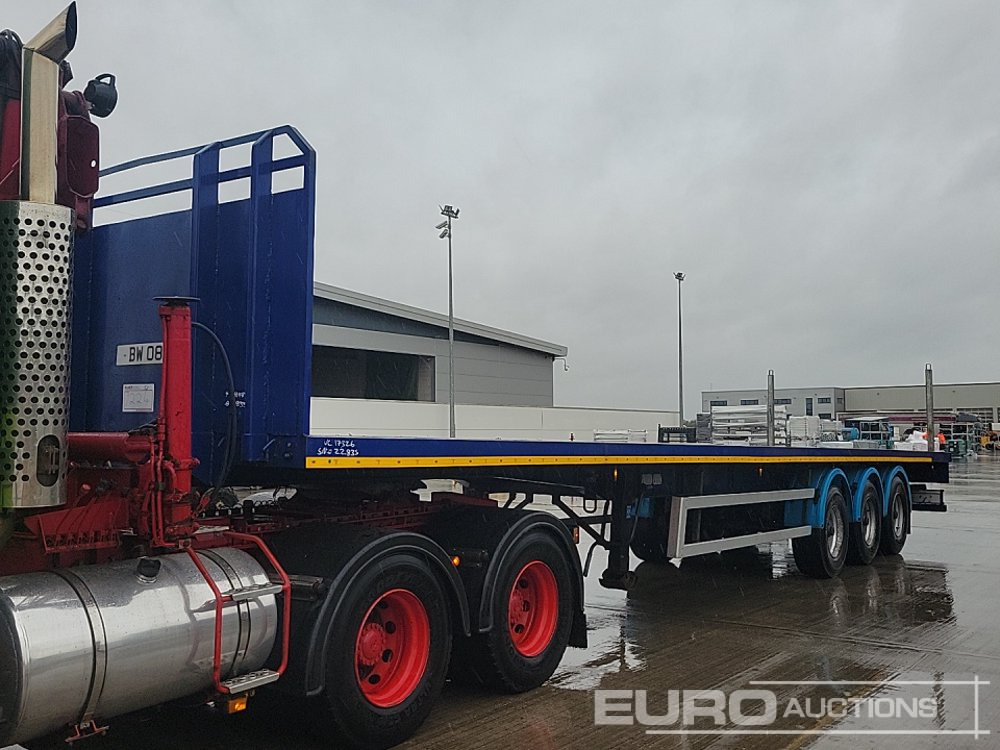 Montracon Tri Axle Flatbed Trailer - Полуприцеп бортовой/ Платформа: фото 1 Montracon Tri Axle Flatbed Trailer - Полуприцеп бортовой/ Платформа: фото 1