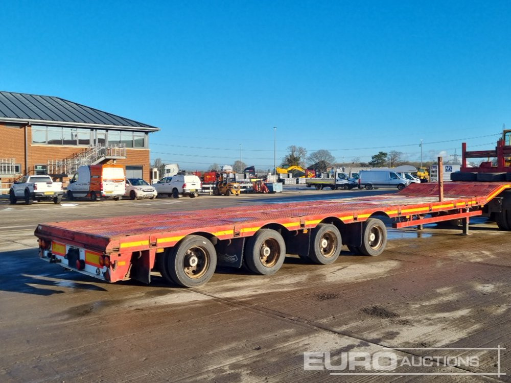 Nooteboom 4 Axle Extendable Low Loader Trailer, Twin Axle Rear Steer, Out Riggers - Грузовик бортовой/ Платформа: фото 5 Nooteboom 4 Axle Extendable Low Loader Trailer, Twin Axle Rear Steer, Out Riggers - Грузовик бортовой/ Платформа: фото 5